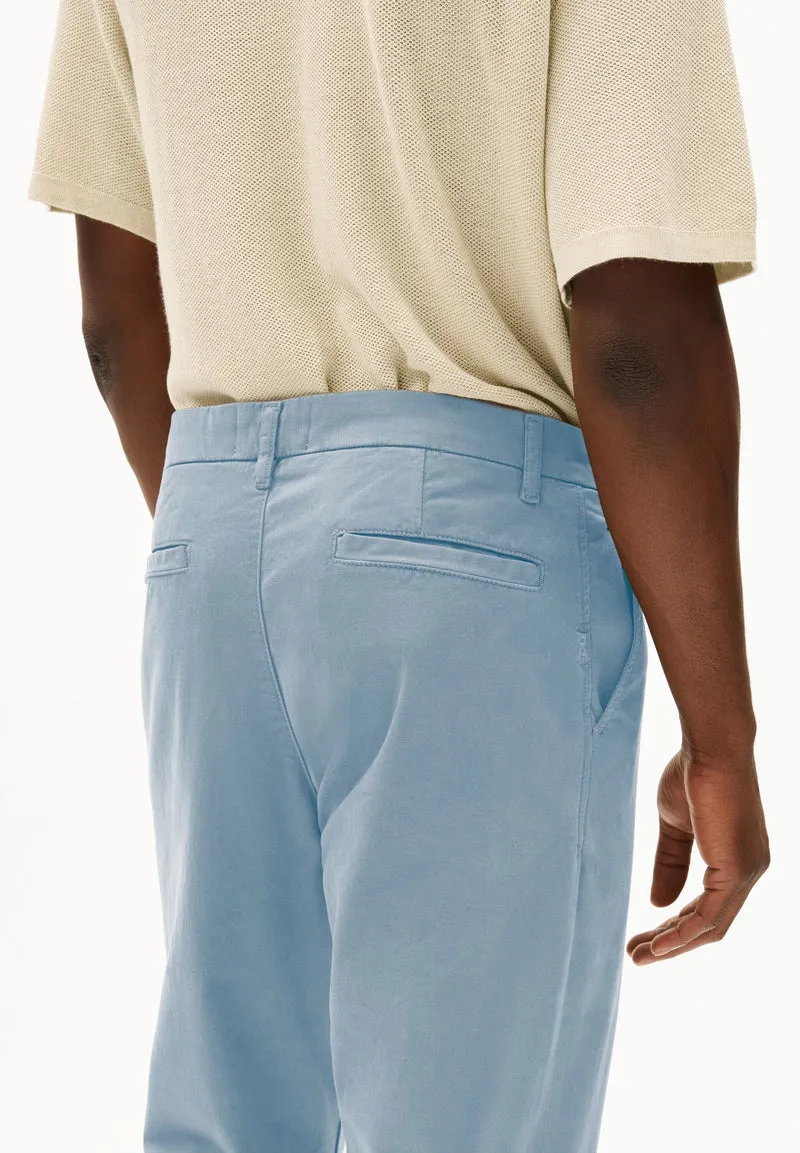 AASTER CHINOHOSE | pigment blue