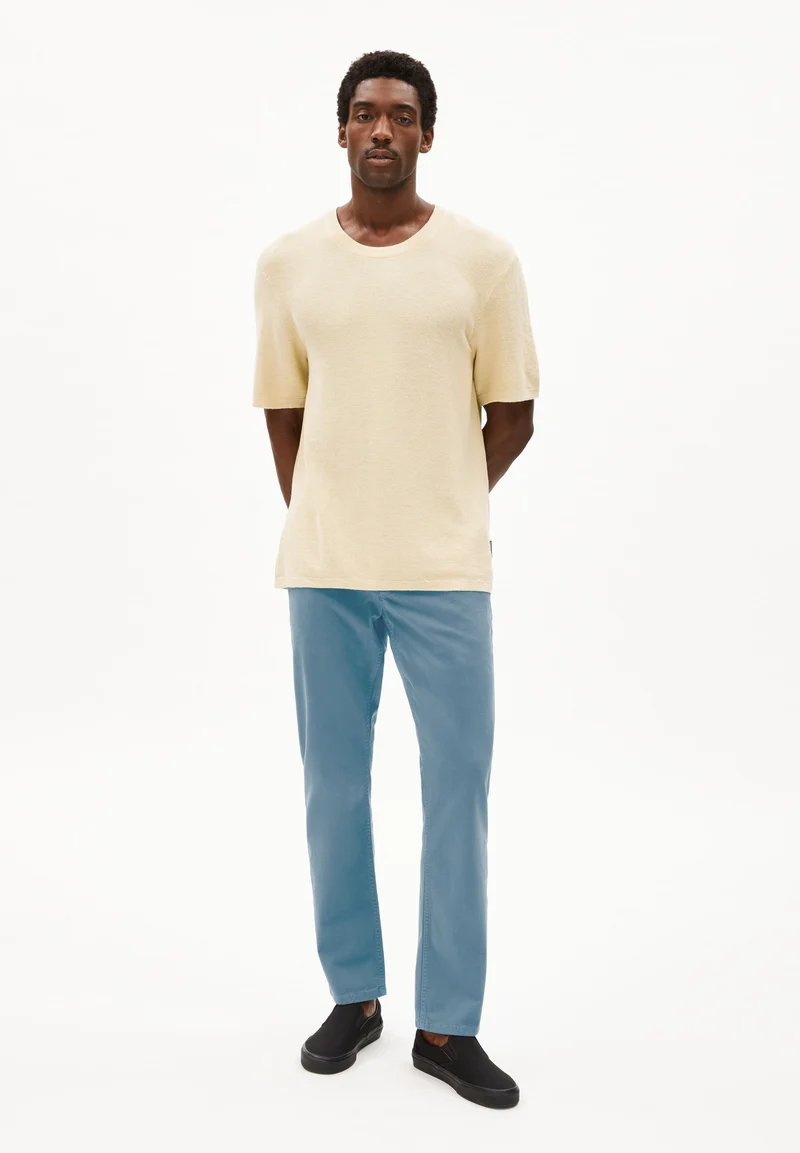 AASTER CHINOHOSE | pigment blue