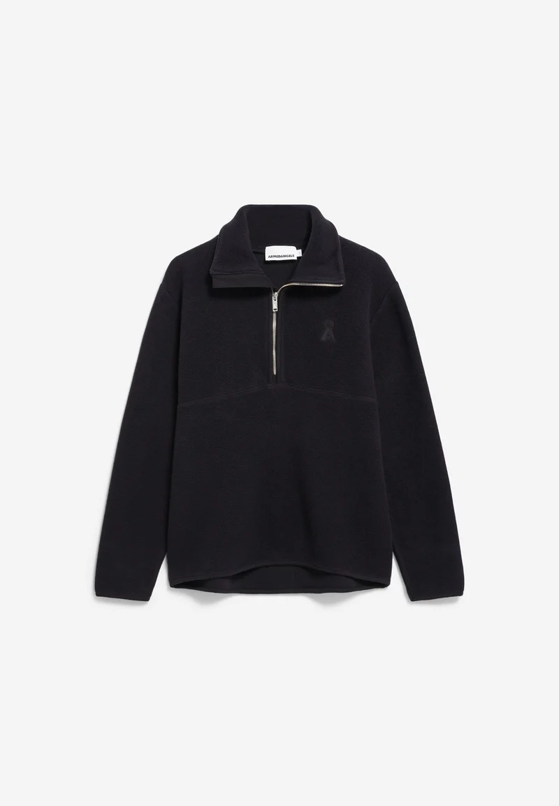 HAARLEENAA BAUMWOLL-FLEECE | black
