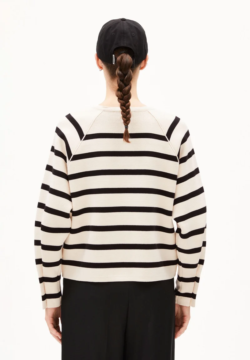 NAADJA STRIPES | oatmilk-black