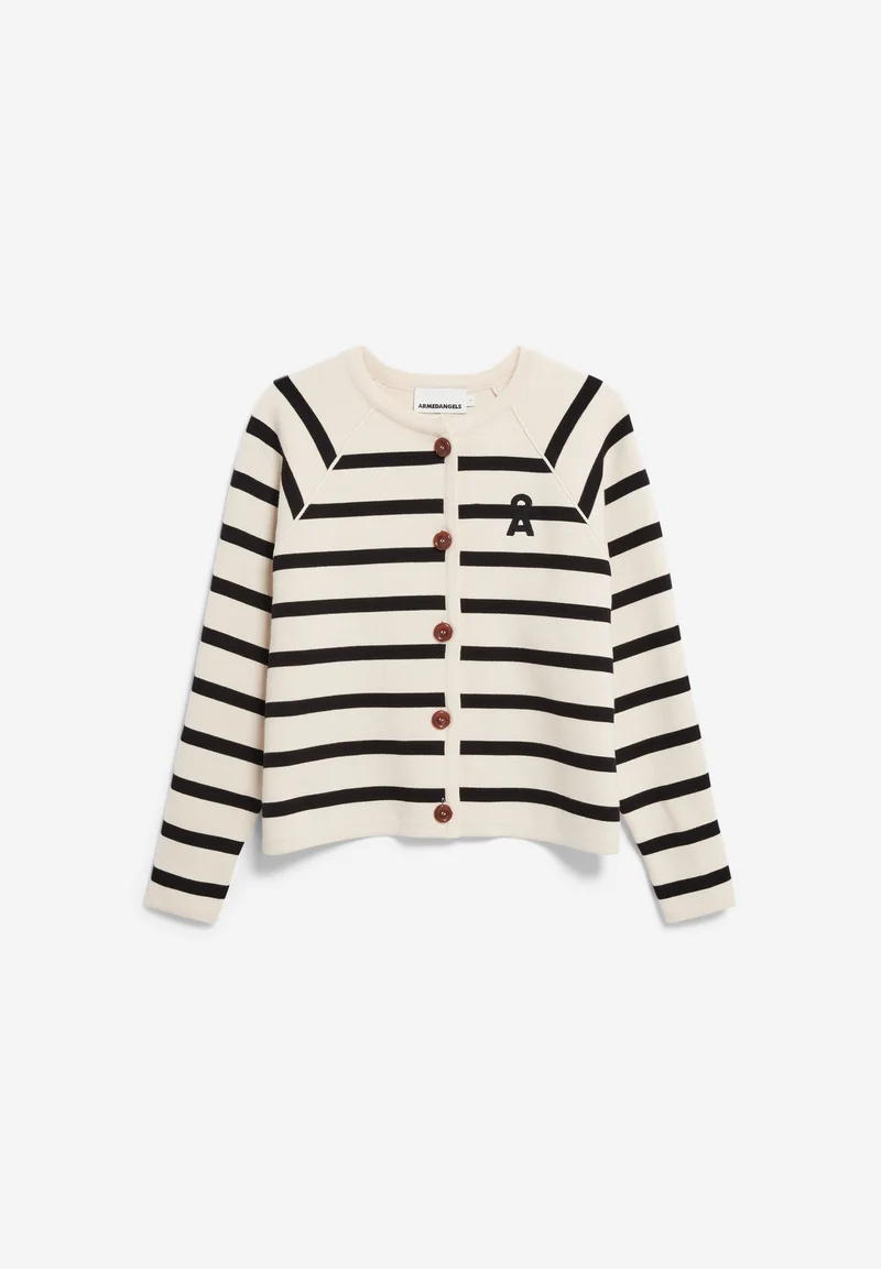 NAADJA STRIPES | oatmilk-black