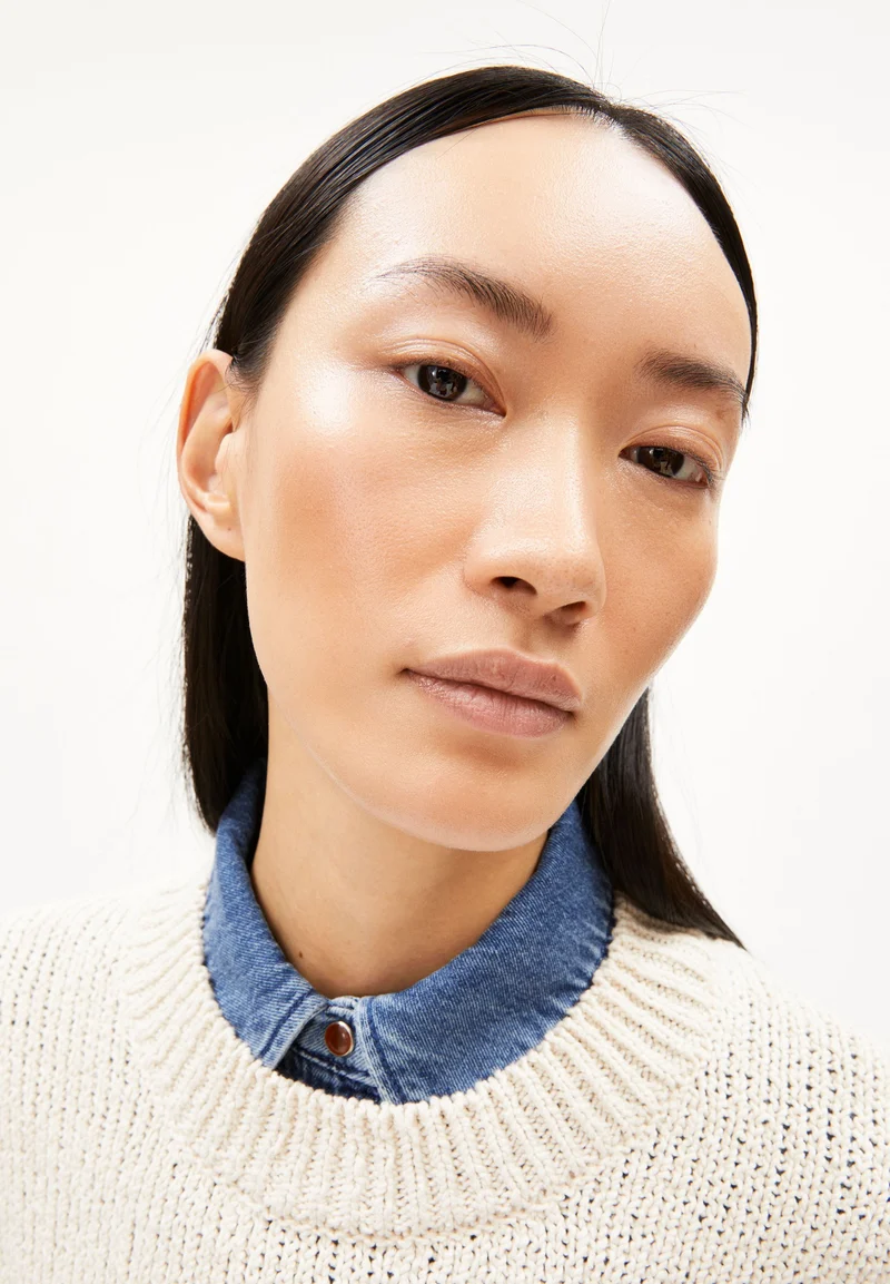 VAANYA STRICKPULLOVER | oatmilk