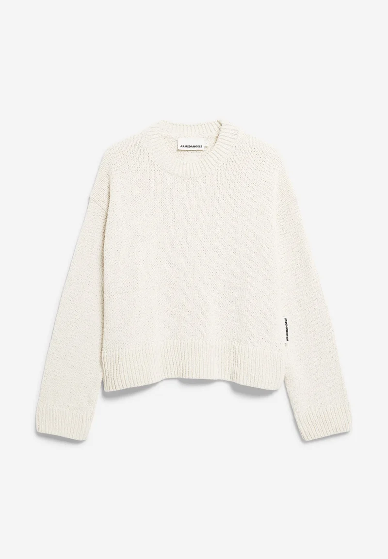 VAANYA STRICKPULLOVER | oatmilk