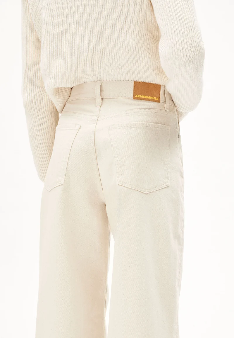 BLINAA HIGH WAIST WIDE JEANS | undyed