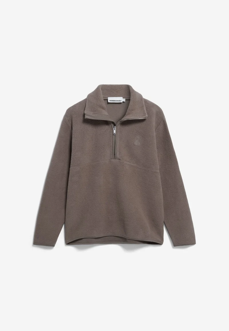 HAARLEENAA BAUMWOLL-FLEECE | walnut cream