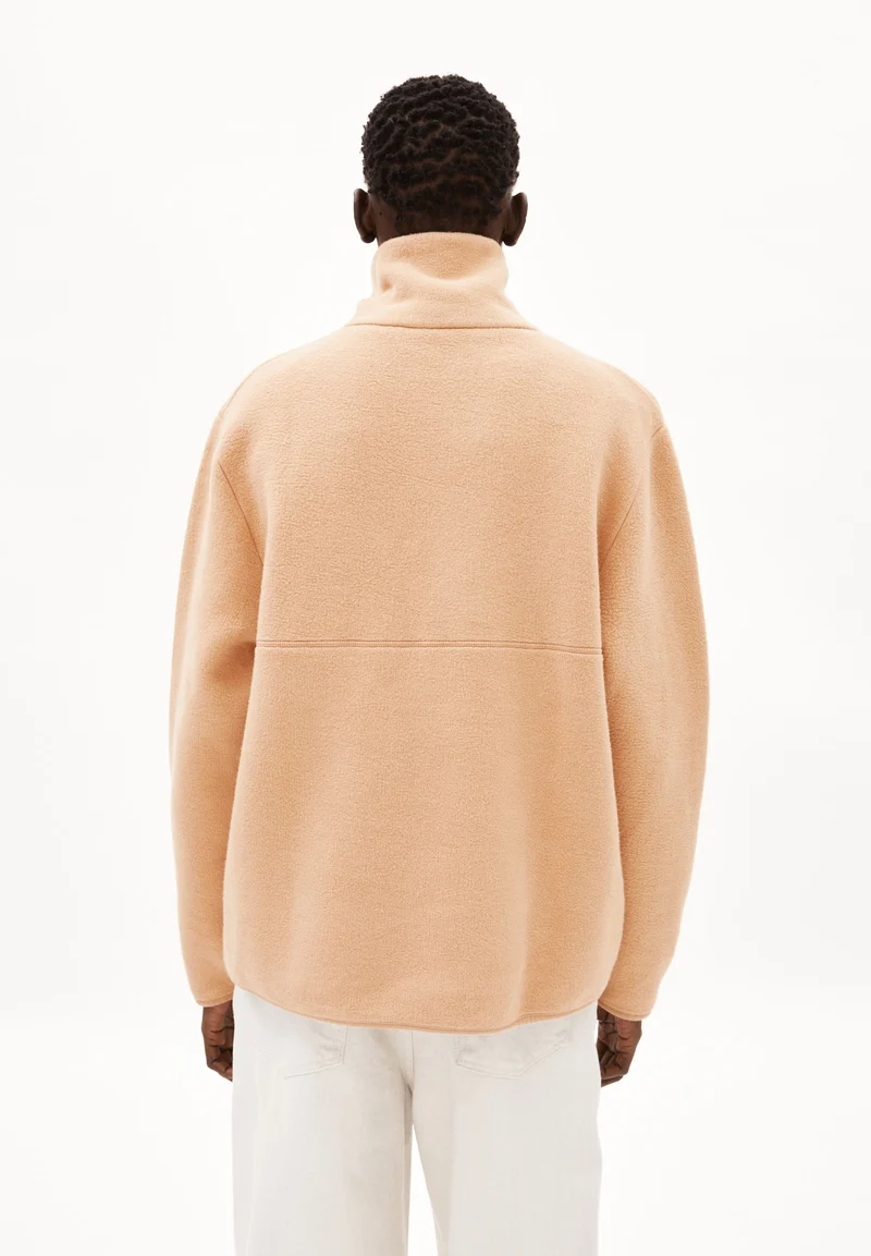 HAARLEENAA BAUMWOLL-FLEECE | beige blond