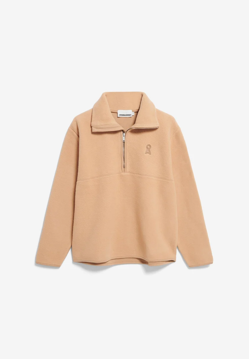 HAARLEENAA BAUMWOLL-FLEECE | beige blond