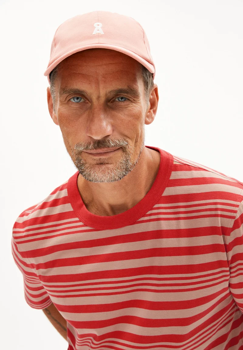 MAARKOS BOLD STRIPES | cinnamon dust-coral blush