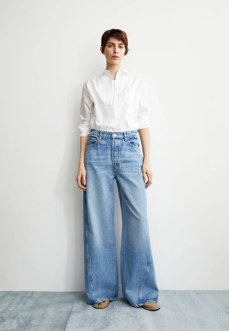 ATHENAAS HIGH WAIST WIDE JEANS | panarea
