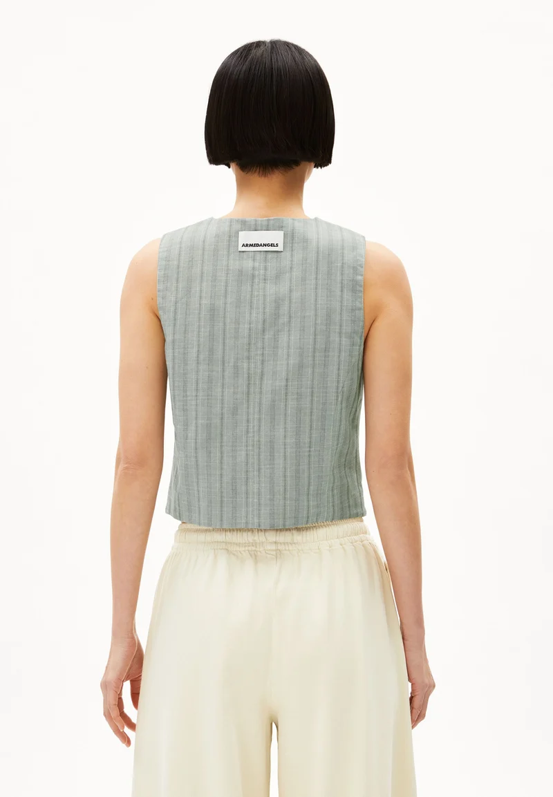 SINERIAA STRIPED | seagreen-light oatmilk