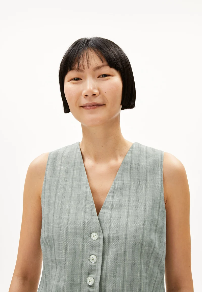 SINERIAA STRIPED | seagreen-light oatmilk
