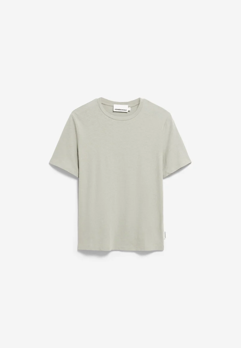 LUALAA LEINEN-MIX T-SHIRT | seagreen