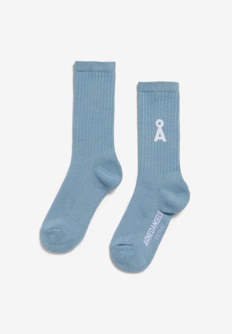 SAAMUS BOLD SOCKEN | pigment blue