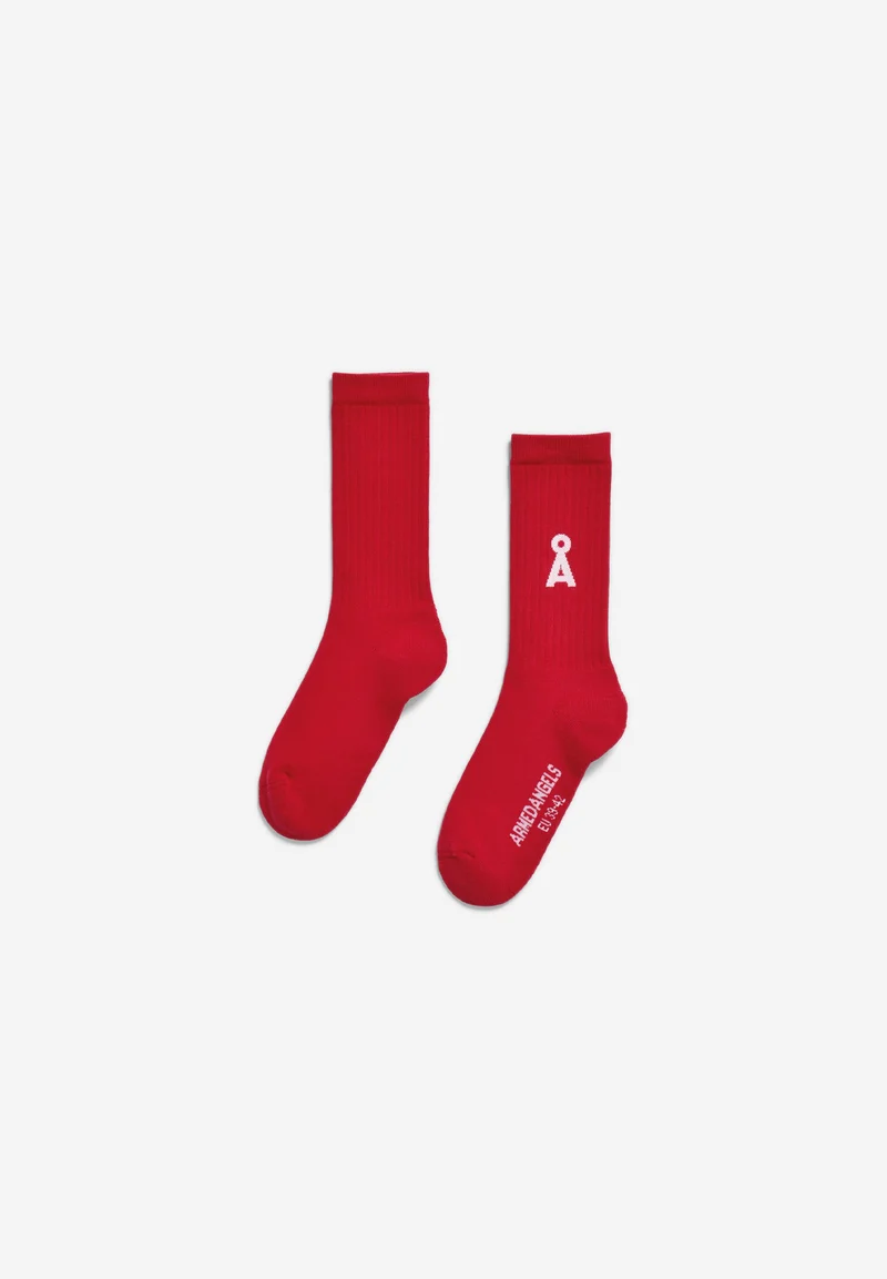 SAAMUS BOLD SOCKEN | scarlet red