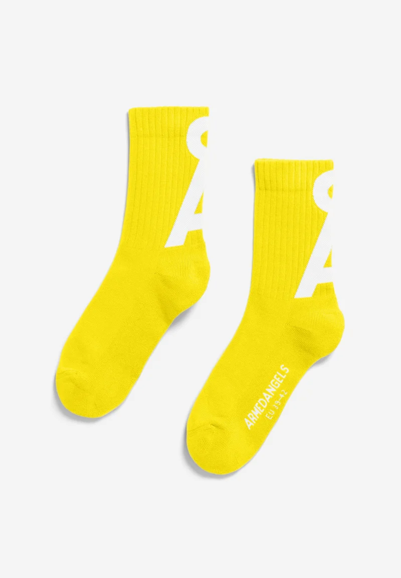 SAAMUS SHORT SOCKEN | armedangels yellow