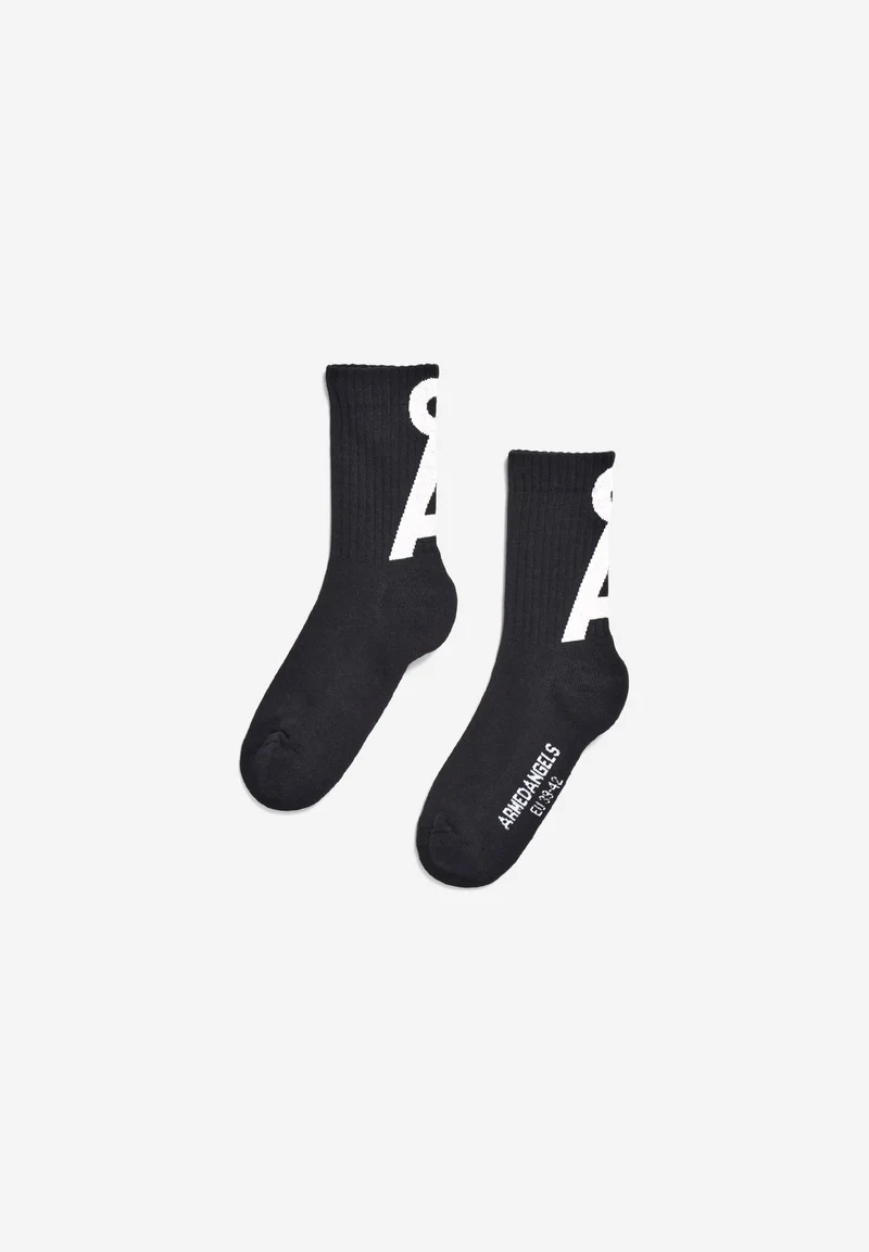 SAAMUS SHORT SOCKEN | black-white