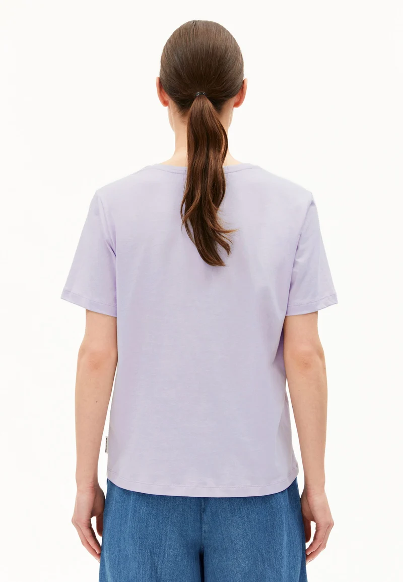 LUALAA V-NECK | soft lilac