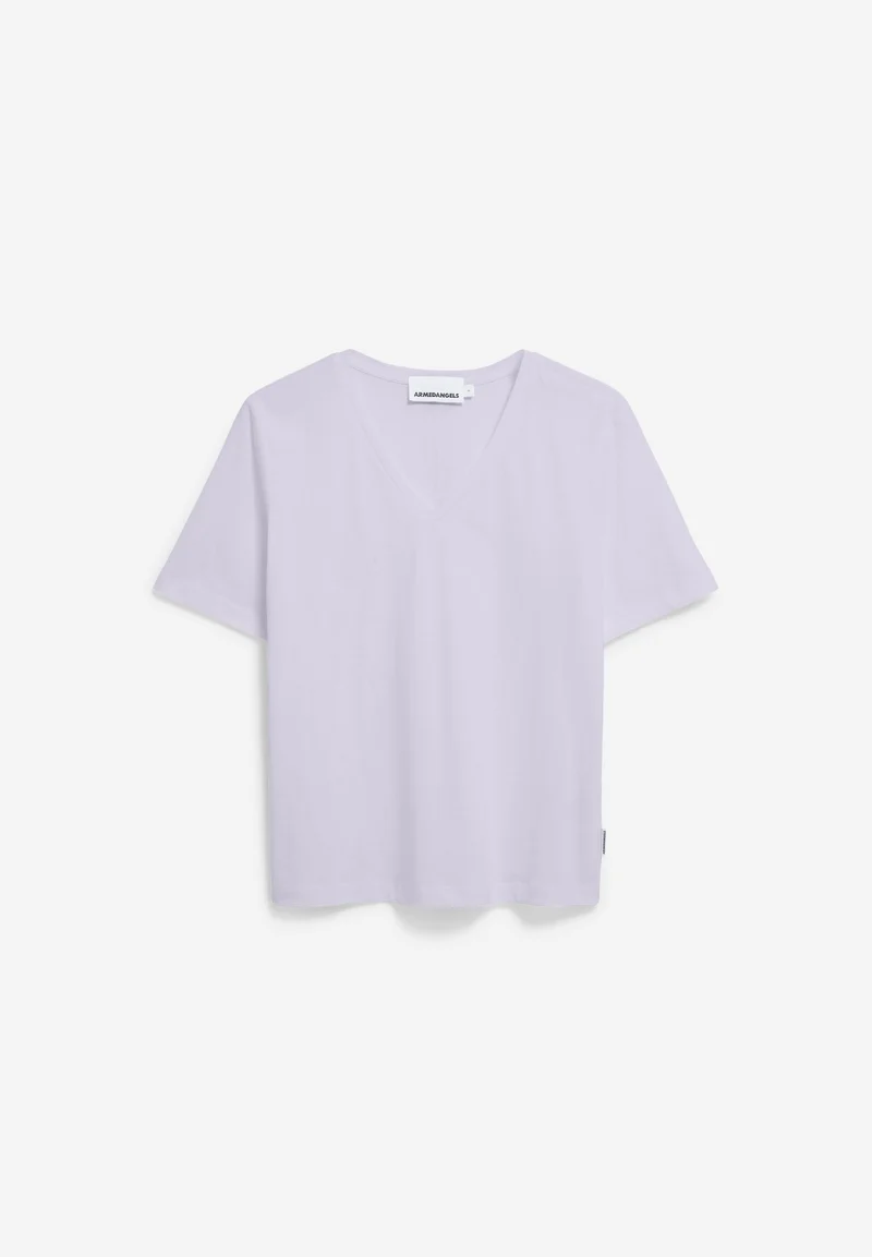 LUALAA V-NECK | soft lilac
