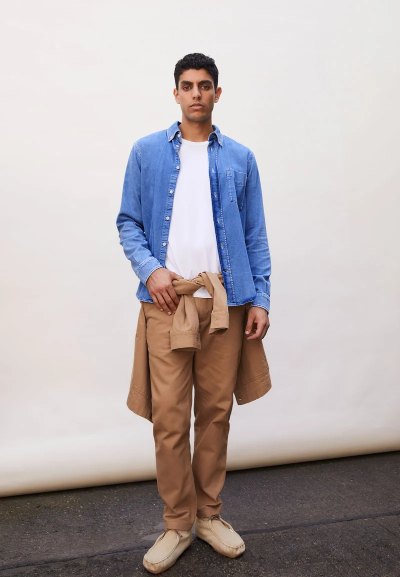 GAVRAA DENIM SHIRT | powder