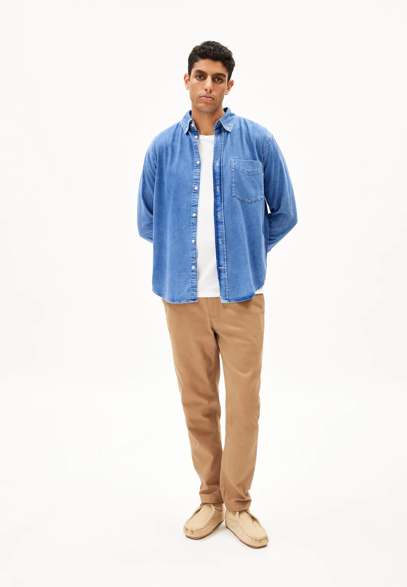 GAVRAA DENIM SHIRT | powder