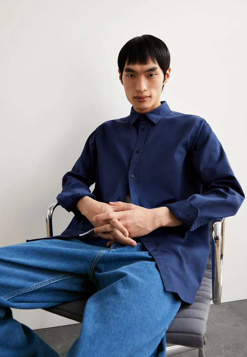 GIAALO OVERSHIRT | blue noon