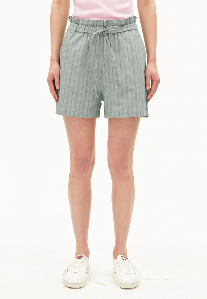 VAANNA STRIPED | seagreen-light oatmilk