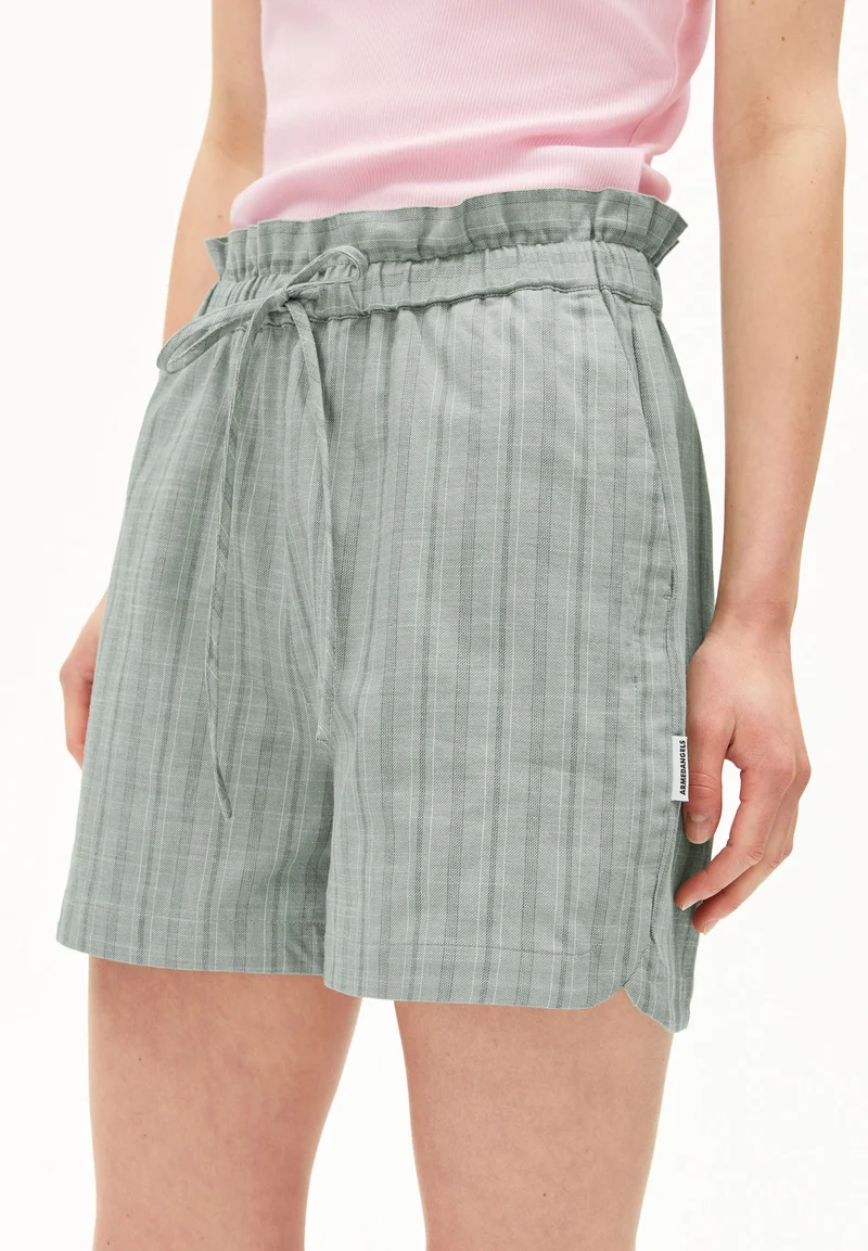 VAANNA STRIPED | seagreen-light oatmilk