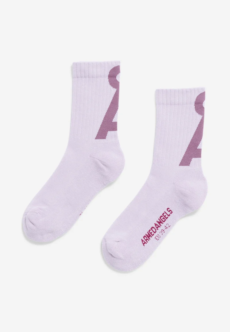 SAAMUS SHORT SOCKEN | soft lilac-sunset sky