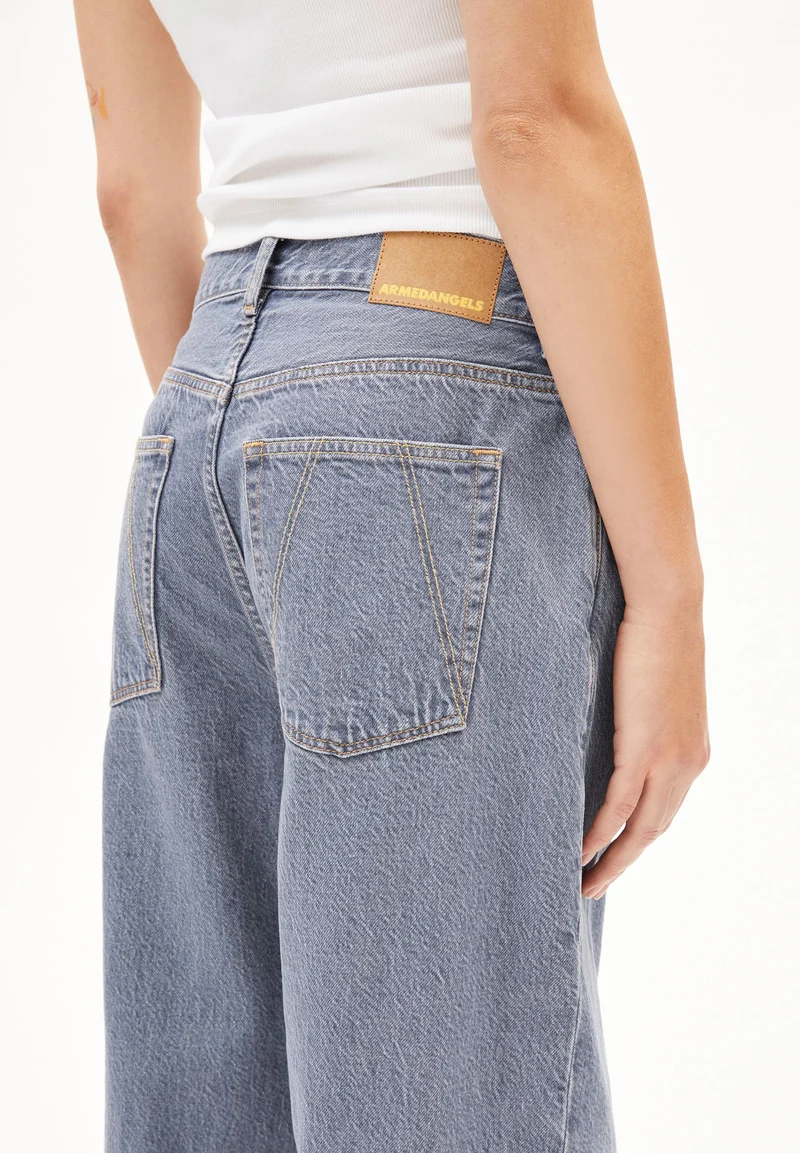 HAAYI LOW WAIST BAGGY JEANS | fog