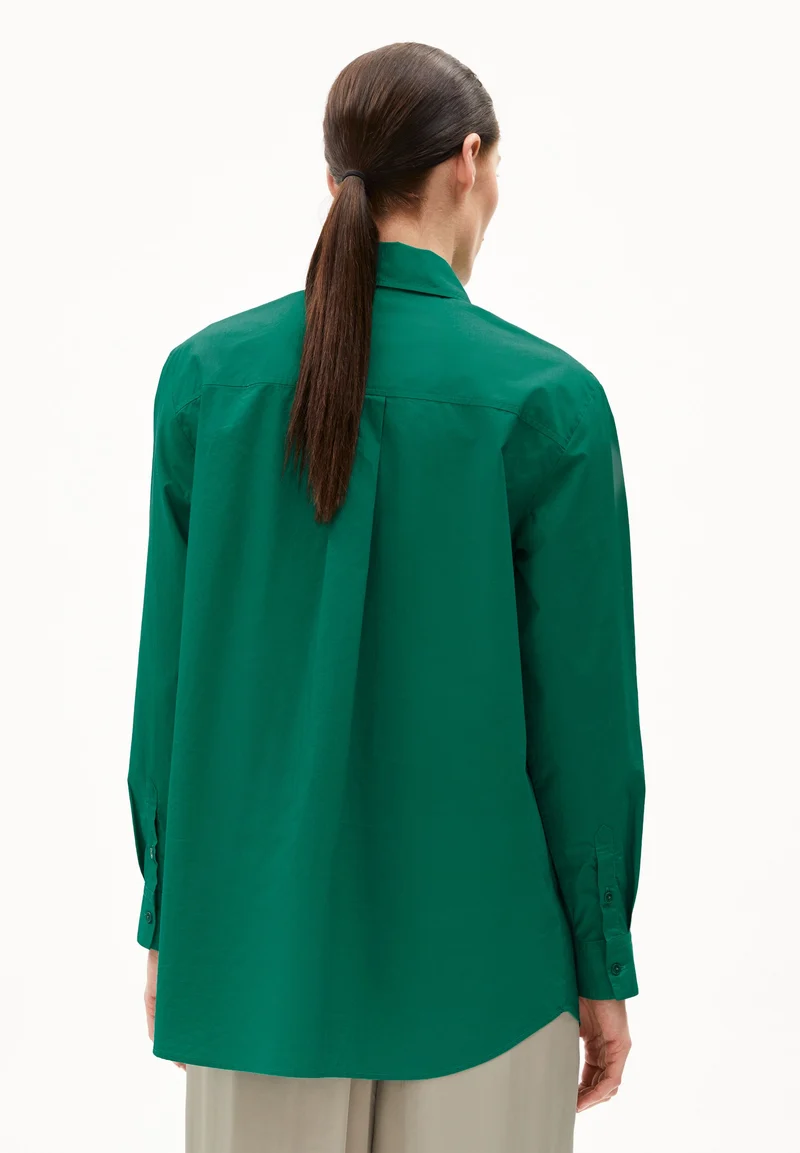 MAALGAA BLUSE | emerald green