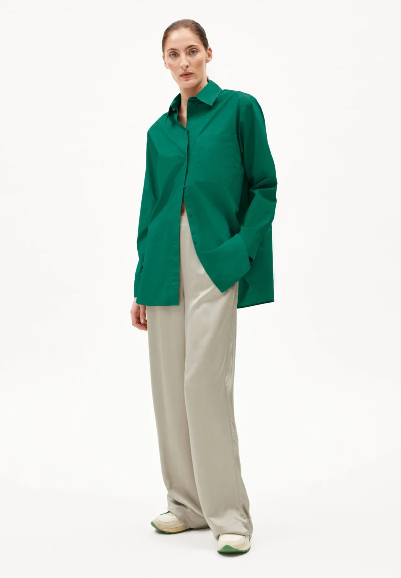 MAALGAA BLUSE | emerald green