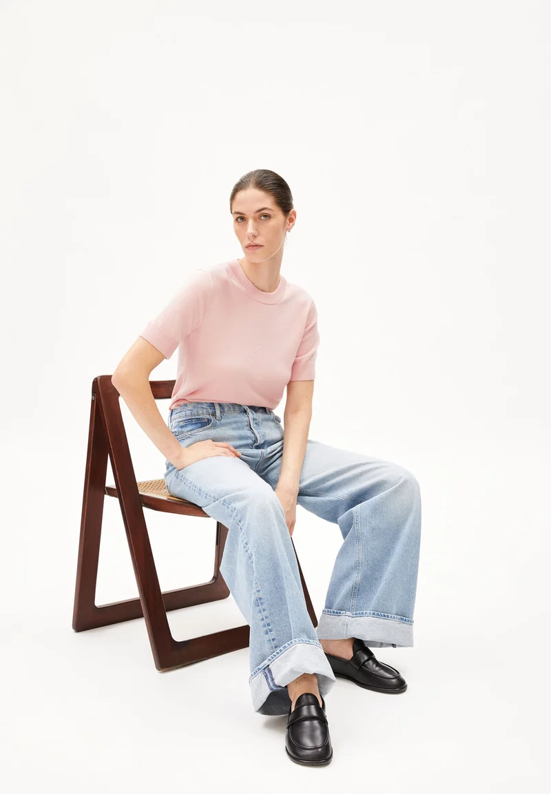 SILJIAAS STRICK T-SHIRT | rosalilly