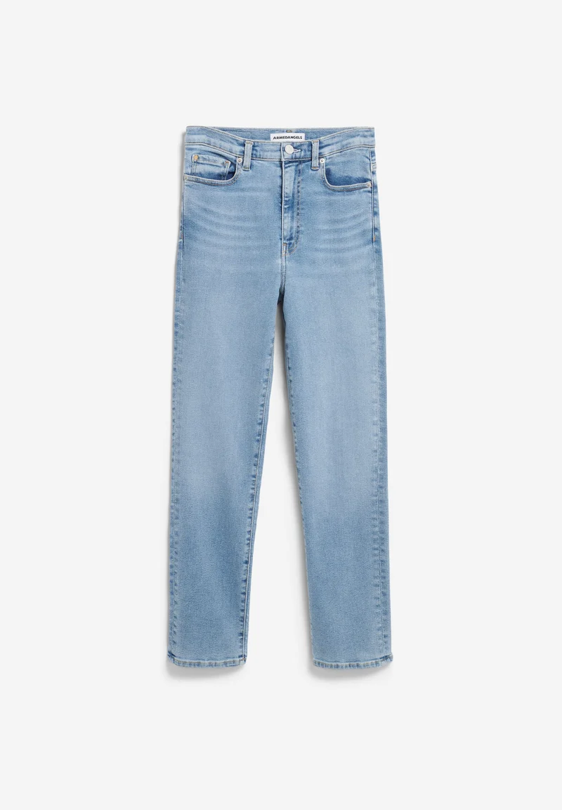 LEJAANI HIGH WAIST SLIM JEANS | dove