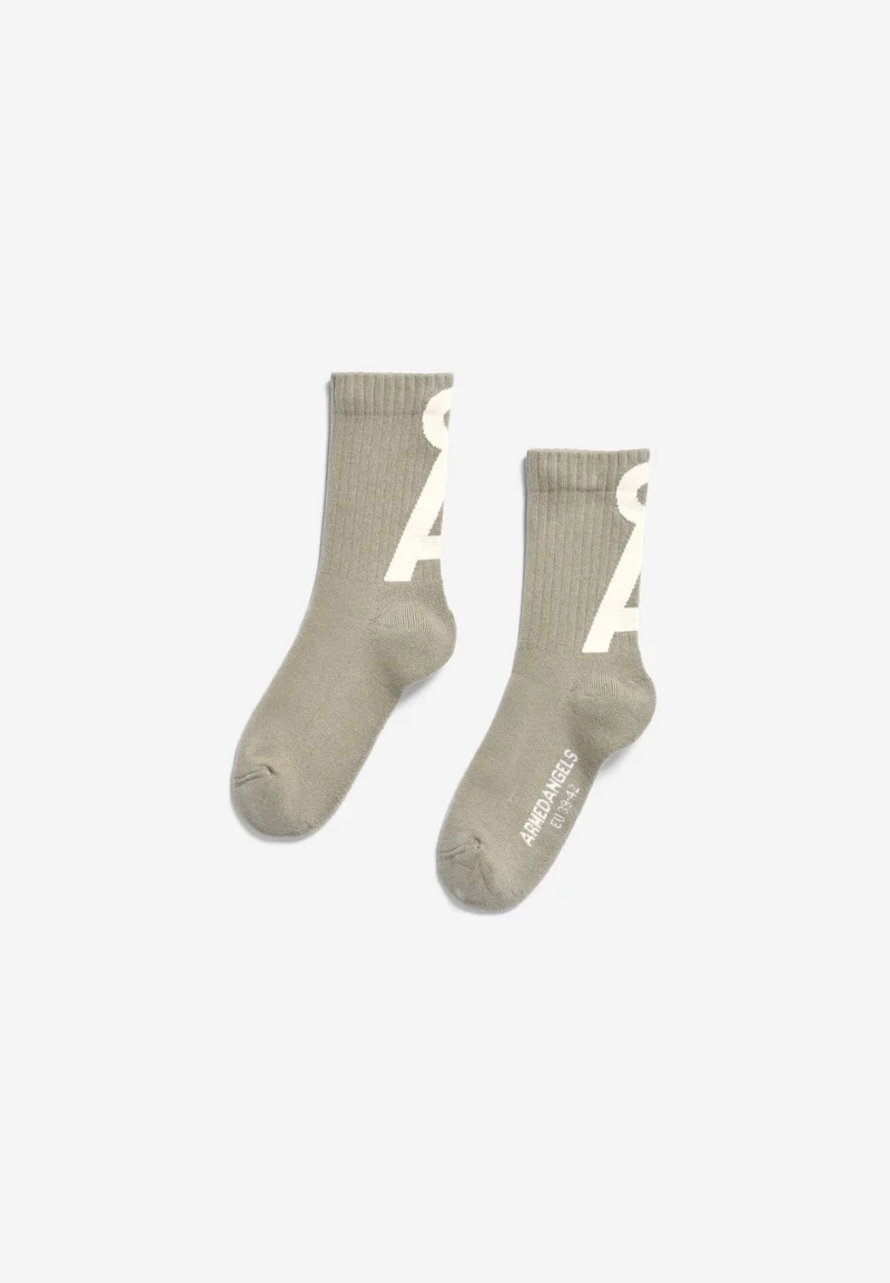 SAAMUS SHORT SOCKEN | light sage-pure
