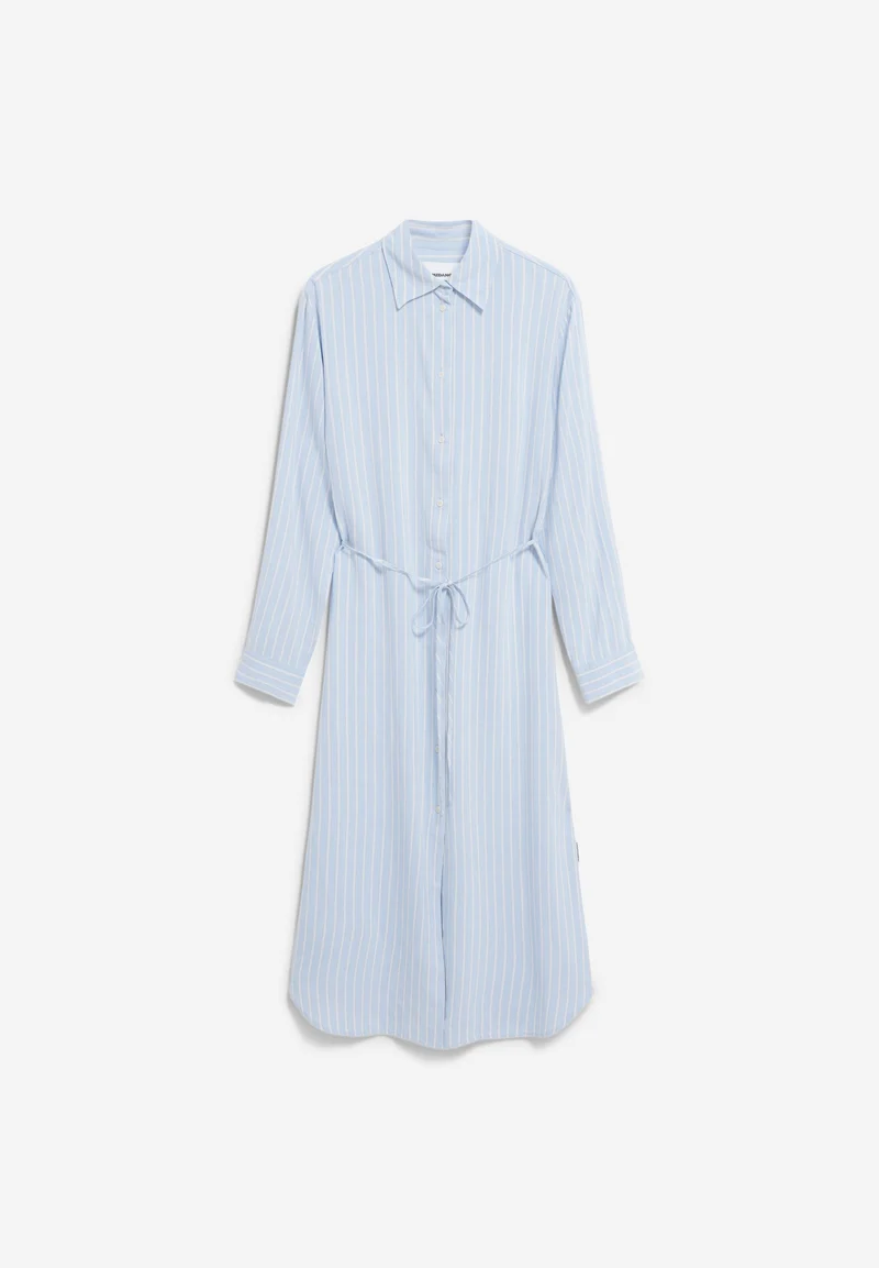 MATHAA LINO STRIPES | silky blue-morning sky