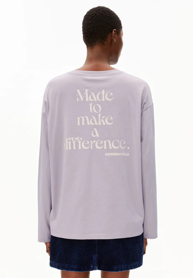 FIETAA DIFFERENCE LANGARMSHIRT | ice grape