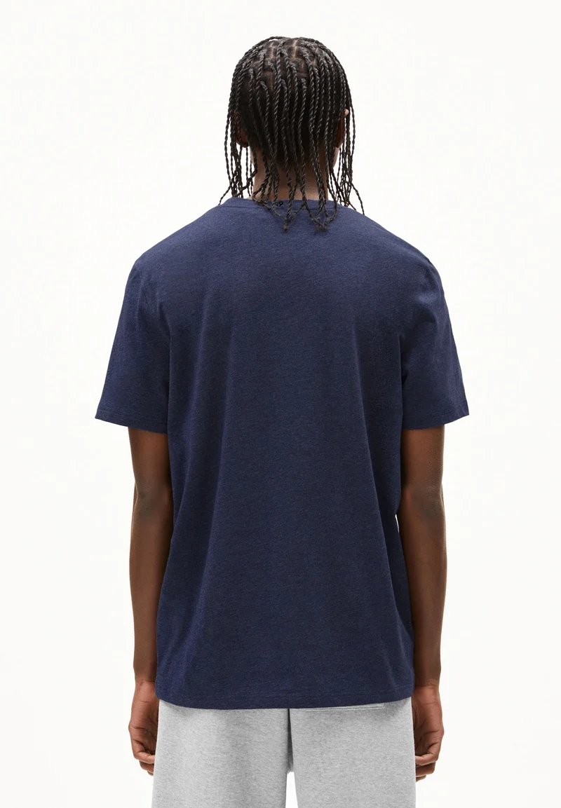 ICONIC Å MAARKOS MLNG T-SHIRT | blue melange