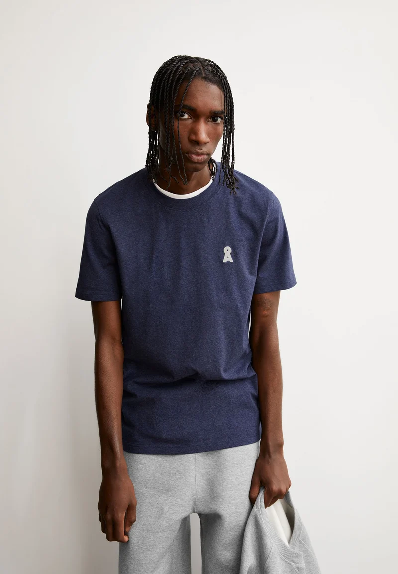 ICONIC Å MAARKOS MLNG T-SHIRT | blue melange