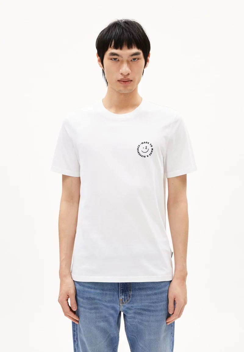 JAAMES SMILEY T-SHIRT | white