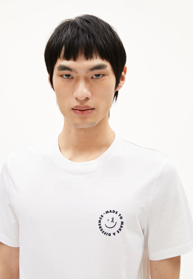 JAAMES SMILEY T-SHIRT | white