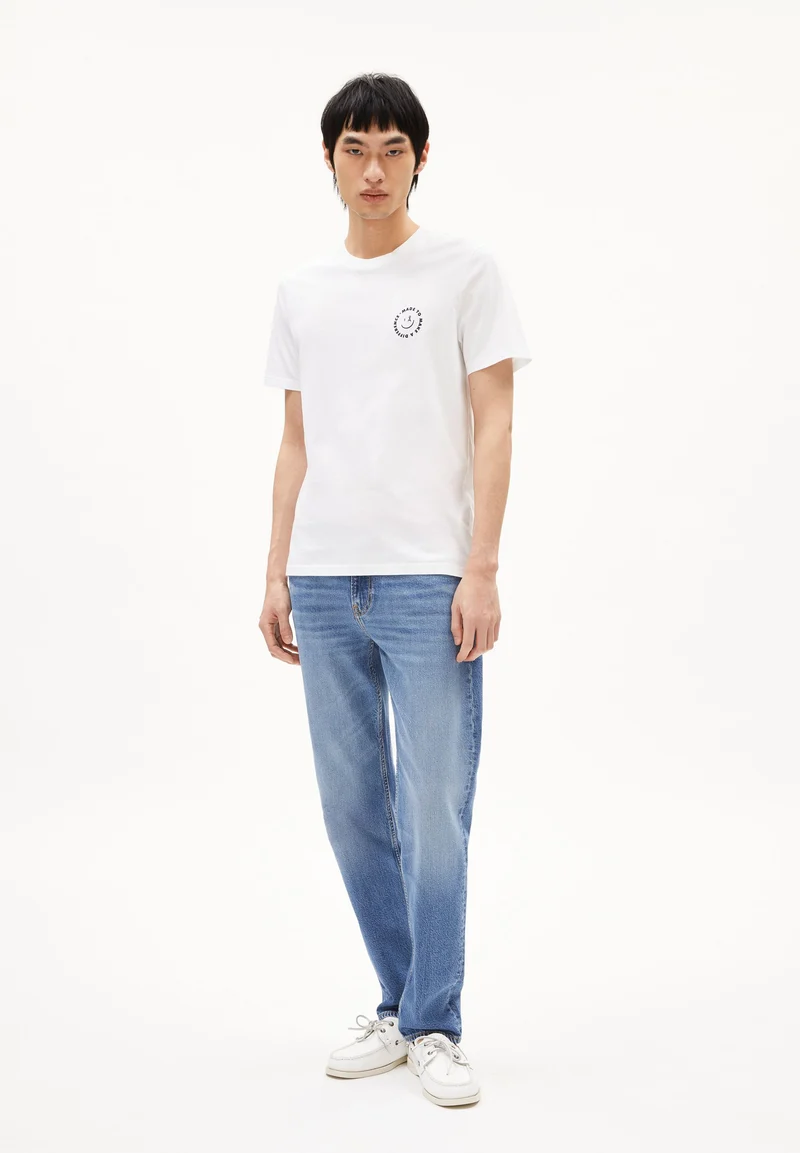 JAAMES SMILEY T-SHIRT | white