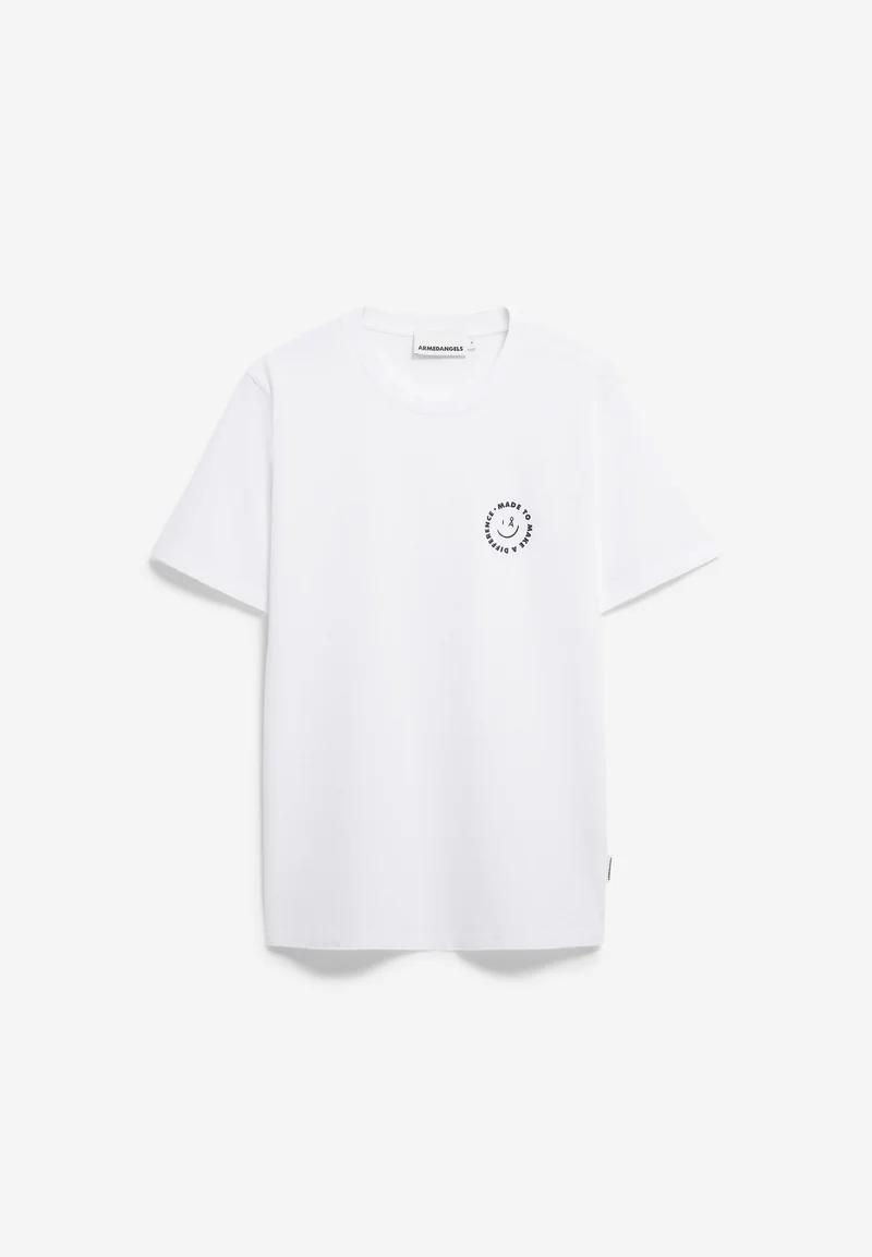 JAAMES SMILEY T-SHIRT | white