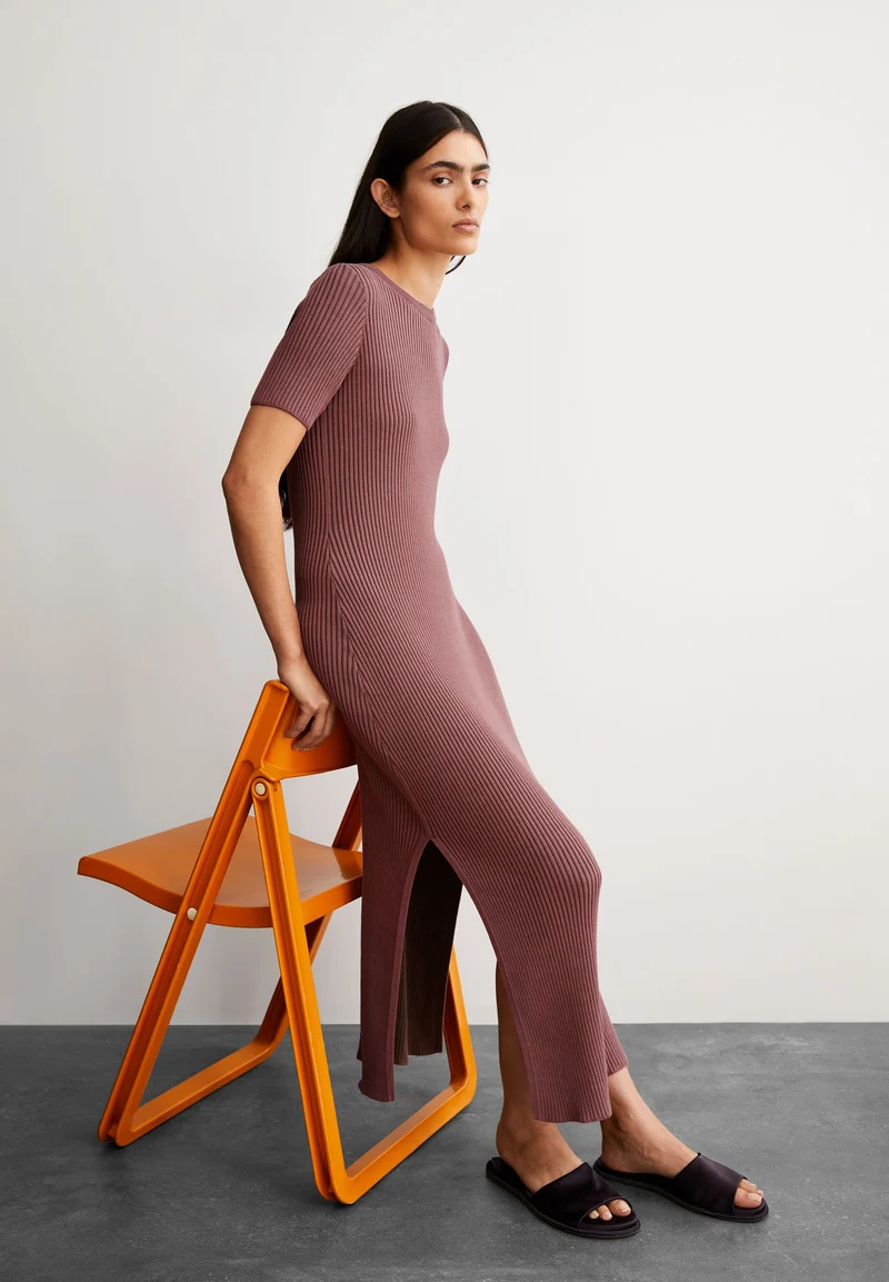 ELAINAAS GMT DYE KLEID | dark berry