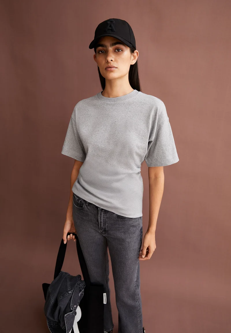 JAREKAA T-SHIRT | silver melange