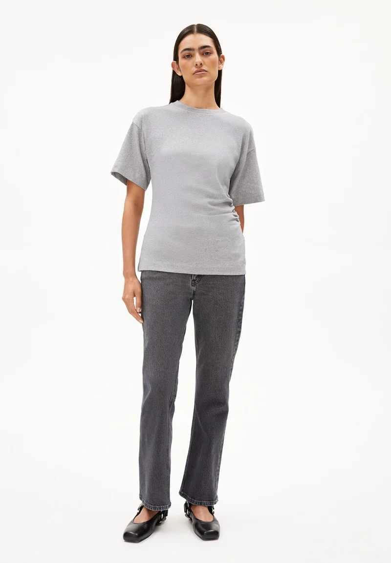 JAREKAA T-SHIRT | silver melange