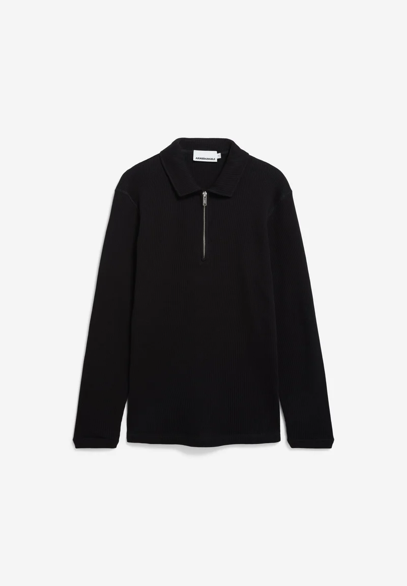 MAARKOS LS WAFFLE ZIP | black