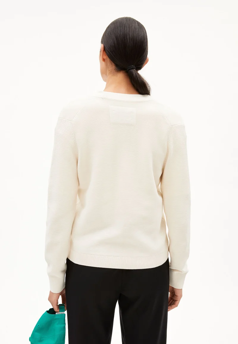 MENAAL LINKS LINKS CARDIGAN | oatmilk