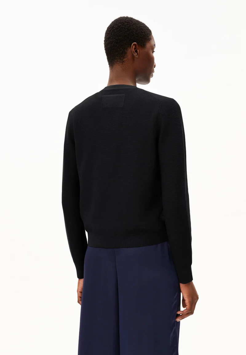 MENAAL LINKS LINKS CARDIGAN | black