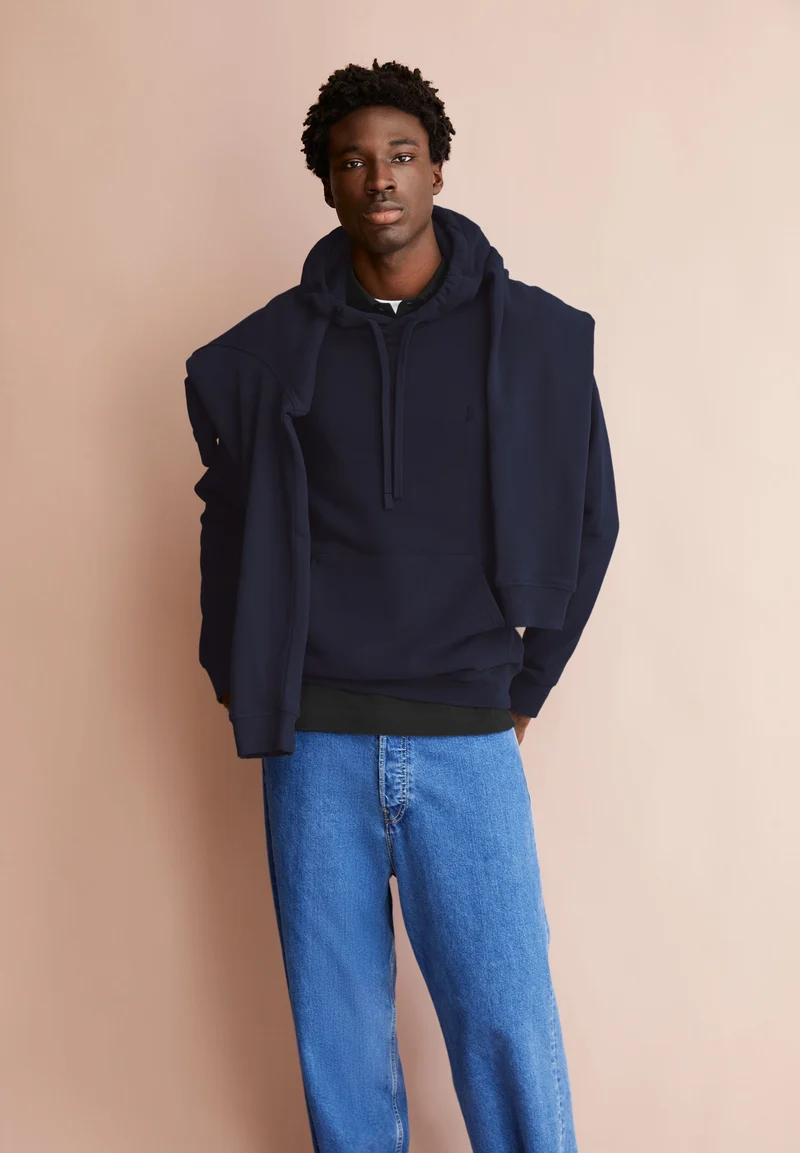 PAARLO FLEECE HOODIE | night sky