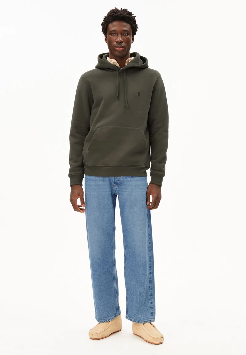 PAARLO FLEECE HOODIE | forest pine